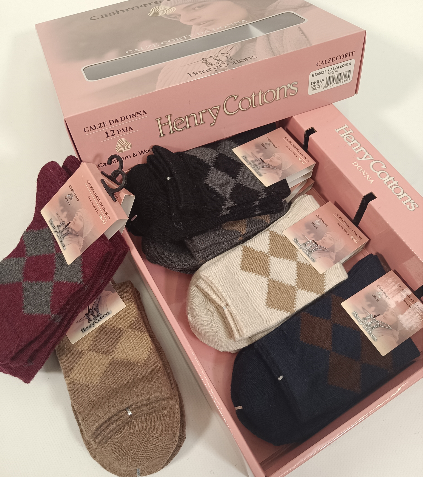 CALZINO CORTO DONNA HT306 Tellini S.R.L. Velkoobchodní oblečení